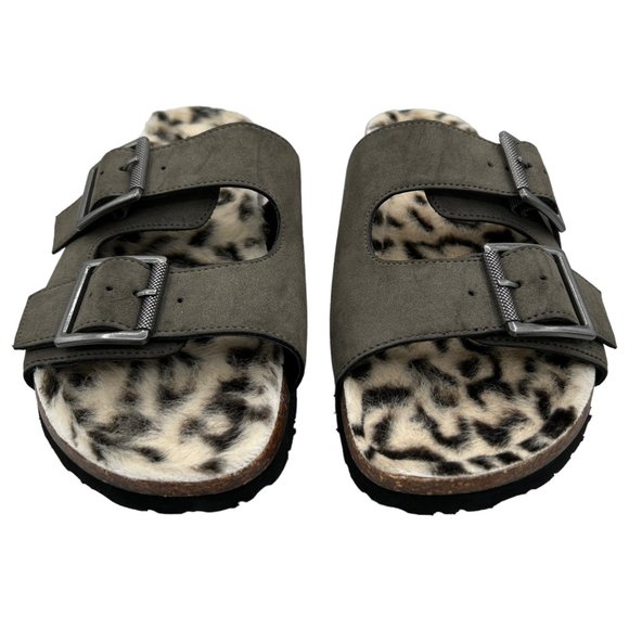 Sole Society Faux Fur Sandals NWT (7 M) - Picture 7 of 16